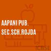 Aapani Pub. Sec.Sch.Rojda Secondary School Logo