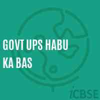 Govt Ups Habu Ka Bas Middle School Logo