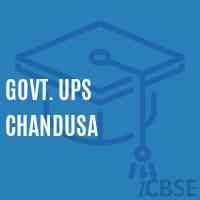 Govt. Ups Chandusa Middle School Logo
