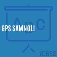 Gps Samnoli Primary School Logo