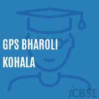 Gps Bharoli Kohala Primary School Logo
