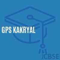 Gps Kakryal Primary School Logo
