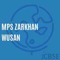 Mps Zarkhan Wusan Primary School Logo