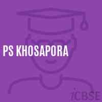 Ps Khosapora Primary School Logo