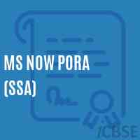 Ms Now Pora (Ssa) Middle School Logo