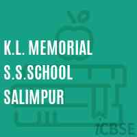 K.L. Memorial S.S.School Salimpur Logo