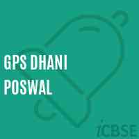 Gps Dhani Poswal Primary School Logo