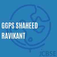 Ggps Shaheed Ravikant Primary School Logo