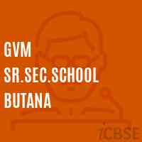 Gvm Sr.Sec.School Butana Logo