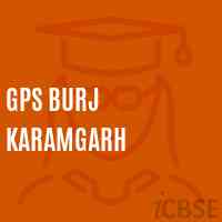 Gps Burj Karamgarh Primary School Logo