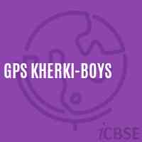 Gps Kherki-Boys Primary School Logo