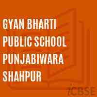Gyan Bharti Public School Punjabiwara Shahpur Logo
