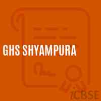 Ghs Shyampura Secondary School Logo