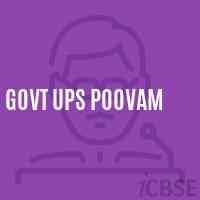 Govt Ups Poovam Middle School Logo