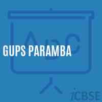 Gups Paramba Middle School Logo