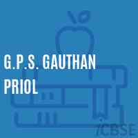 G.P.S. Gauthan Priol Primary School Logo