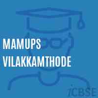 Mamups Vilakkamthode Upper Primary School Logo