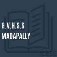 G.V.H.S.S Madapally High School Logo