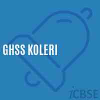 Ghss Koleri High School Logo