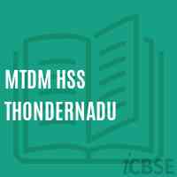 Mtdm Hss Thondernadu High School Logo