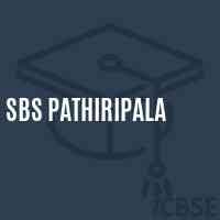 Sbs Pathiripala Middle School Logo