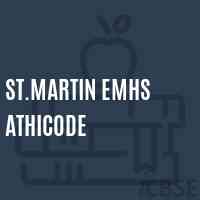 St.Martin Emhs Athicode Secondary School Logo