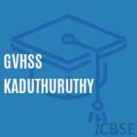 Gvhss Kaduthuruthy Senior Secondary School Logo