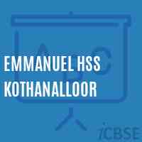 Emmanuel Hss Kothanalloor Senior Secondary School Logo