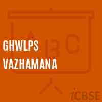 Ghwlps Vazhamana Primary School Logo