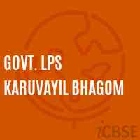 Govt. Lps Karuvayil Bhagom Primary School Logo