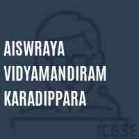 Aiswraya Vidyamandiram Karadippara Middle School Logo