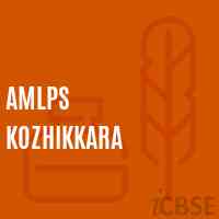 Amlps Kozhikkara Primary School Logo