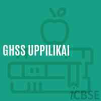 Ghss Uppilikai Senior Secondary School Logo