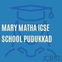 Mary Matha Icse School Pudukkad Logo