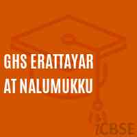 Ghs Erattayar At Nalumukku Secondary School Logo