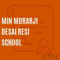 Min Morarji Desai Resi School Logo
