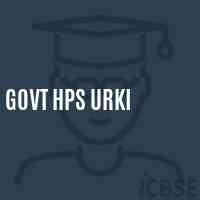Govt Hps Urki Middle School Logo