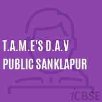 T.A.M.E'S D.A.V Public Sanklapur Secondary School Logo