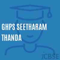 Ghps Seetharam Thanda Middle School Logo