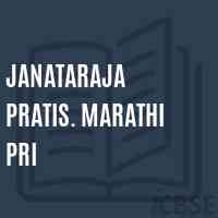 Janataraja Pratis. Marathi Pri Primary School Logo