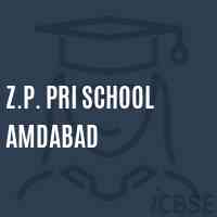 Z.P. Pri School Amdabad Logo