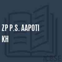 Zp P.S. Aapoti Kh Primary School Logo