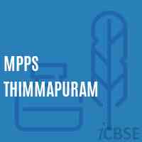 Mpps Thimmapuram Primary School Logo