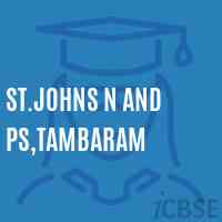 St.Johns N and PS,Tambaram Primary School Logo