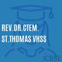 Rev.Dr.Ctem. St.Thomas Vhss High School Logo