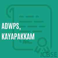 ADWPS, Kayapakkam Primary School Logo