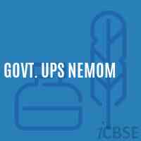 Govt. Ups Nemom Middle School Logo