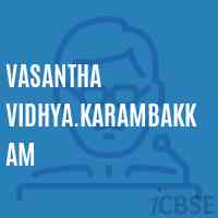Vasantha Vidhya.Karambakkam Middle School Logo