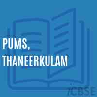 Pums, Thaneerkulam Middle School Logo