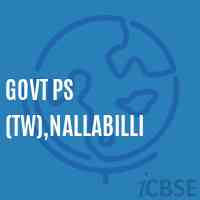 GOVT PS (TW),Nallabilli Primary School Logo
